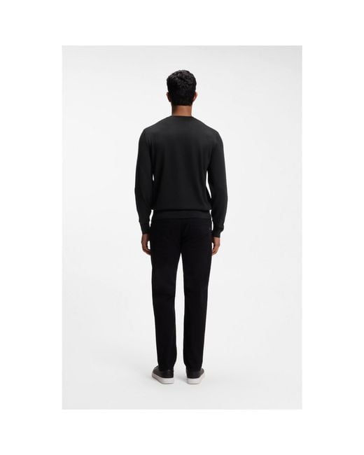 Boss Black Merino-Wool Sweater for men