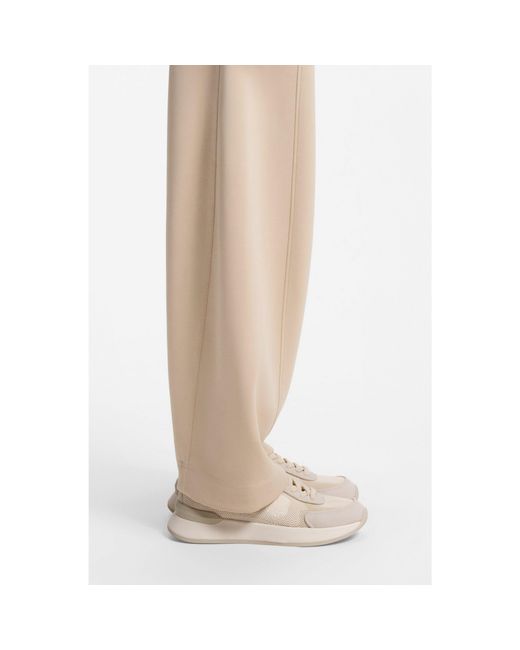 Boss White Sock Trainers With Double B Monogram