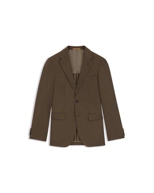 Boss Brown Regular-Fit Blazer for men
