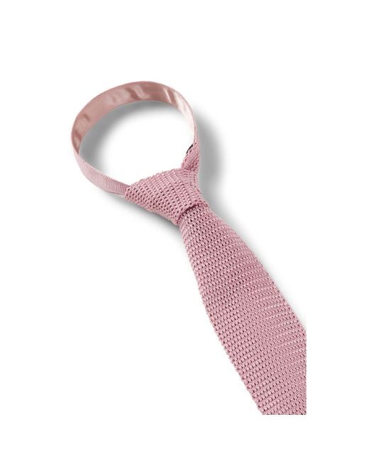 Boss Purple Beckham X Knit Tie for men