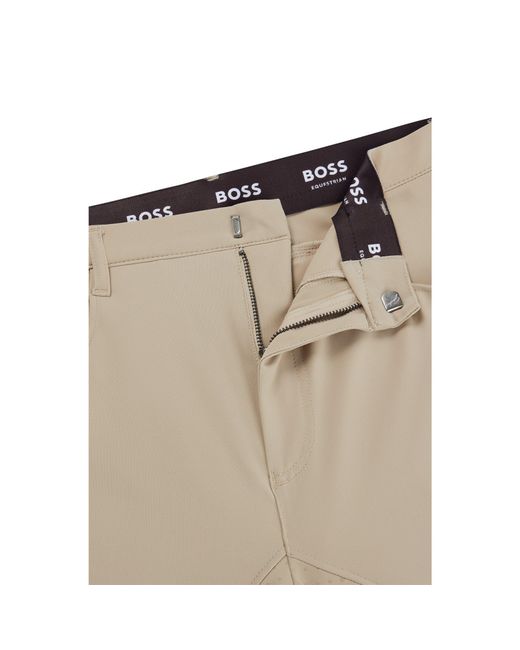 Boss Natural Equestrian Knee-Grip Breeches for men