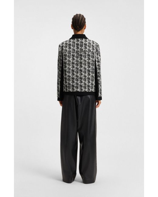 Boss Gray Patterned Women's Suits Size 4