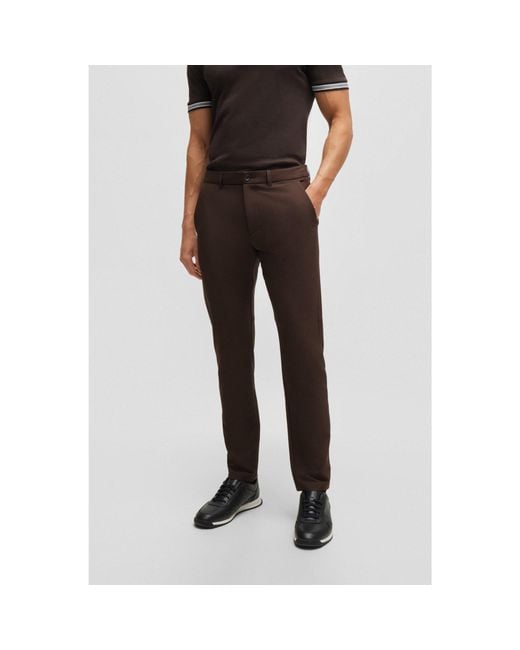 Boss Black Slim-Fit Chinos for men