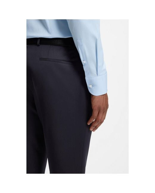 Boss Blue Slim-Fit Shirt for men