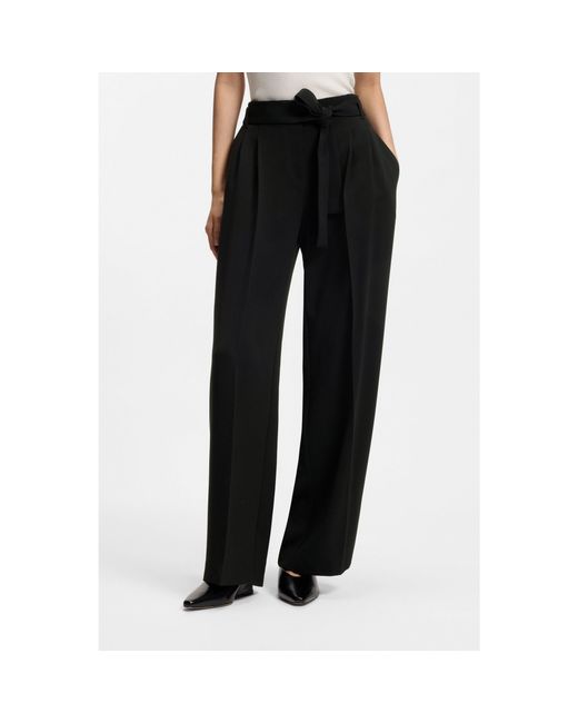 Boss Black Relaxed-Fit Trousers