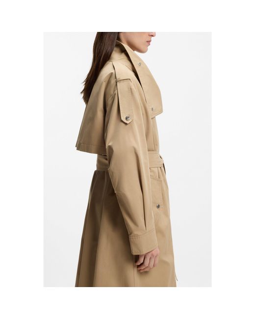 Boss Natural Water-Repellent Trench Coat