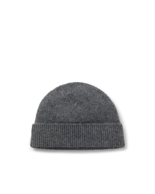 Boss Gray By Beckham Beanie Hat for men