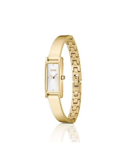 Boss Metallic Lucy Allure-Tone Watch With Bangle