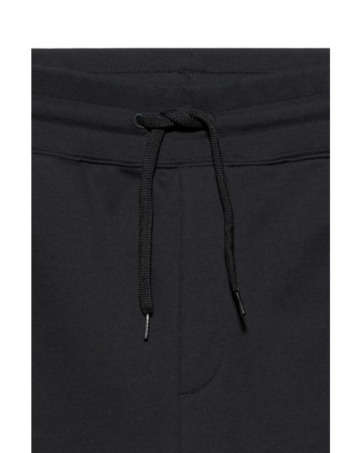 BOSS by Hugo Boss Cotton French Terry Jogging Pants With New Season Logo Embroidery in Black for
