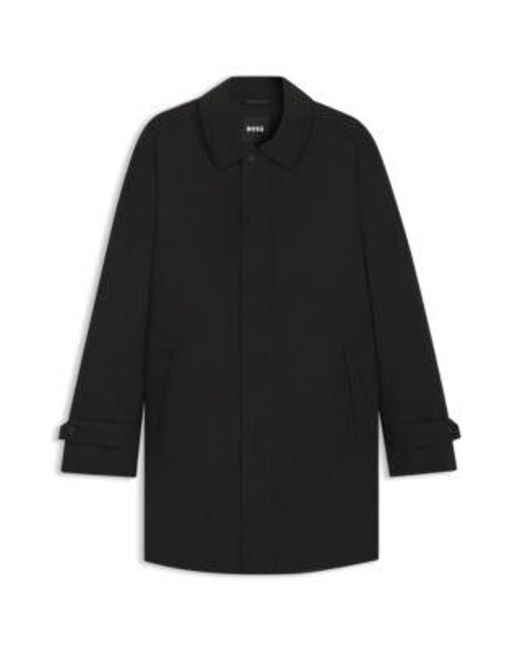 Manteau Déperlant En Gore-Tex Avec Fermeture Invisible Boss pour homme en coloris Black