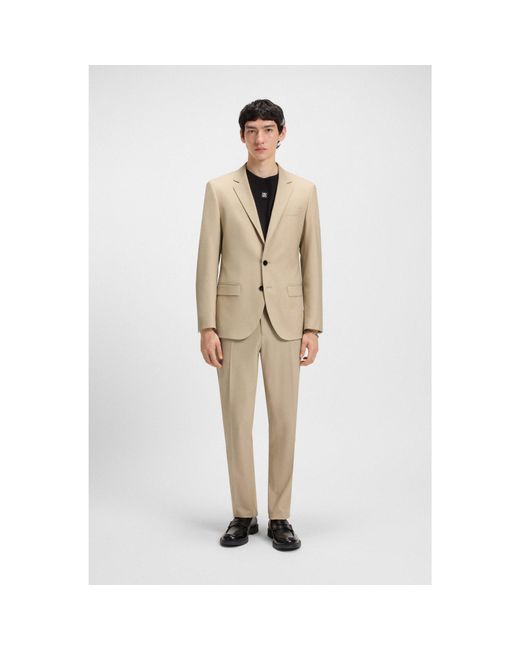 HUGO White Slim-Fit Suit for men