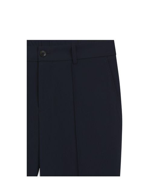 Boss Blue Slim-Fit Trousers for men