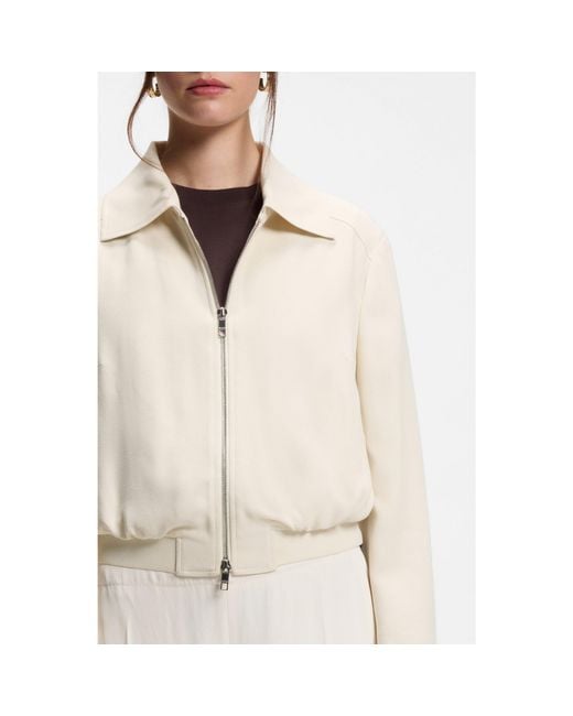 Boss Natural Regular-Fit Zip-Up Jacket