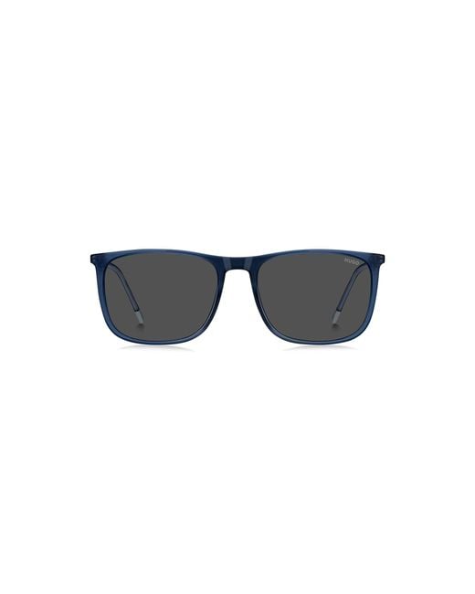 HUGO Blue Sunglasses With Logo Details for men