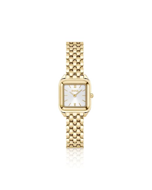 Boss Metallic Mae Petite-Effect Link-Bracelet Watch With- Dial