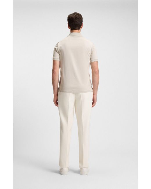 Boss Natural White Men's Polo Shirts Size L for men