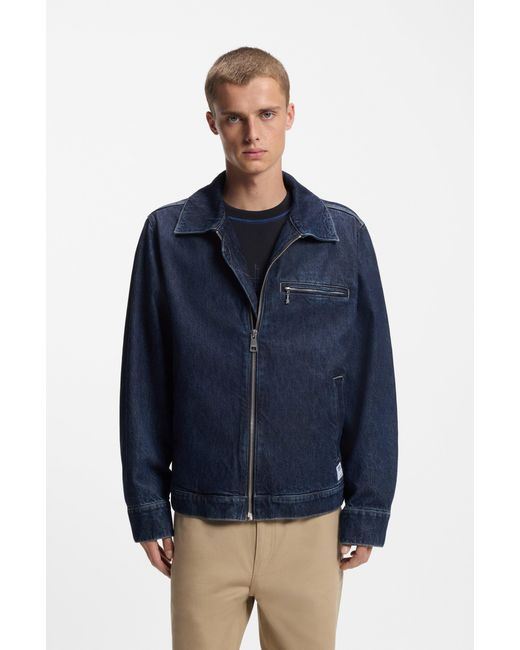 HUGO Dark Blue Men's Blue Collection Size M for men