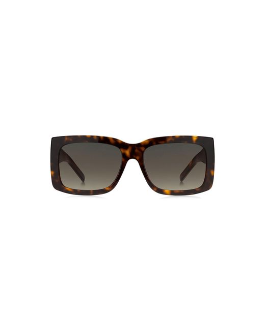 Boss Black Havana Bio-Acetate Sunglasses With Signature Hardware