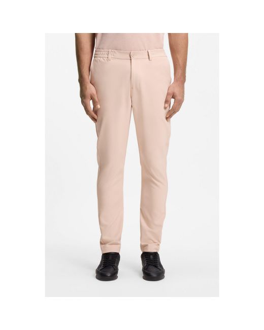 Boss Natural Regular-Fit Trousers for men