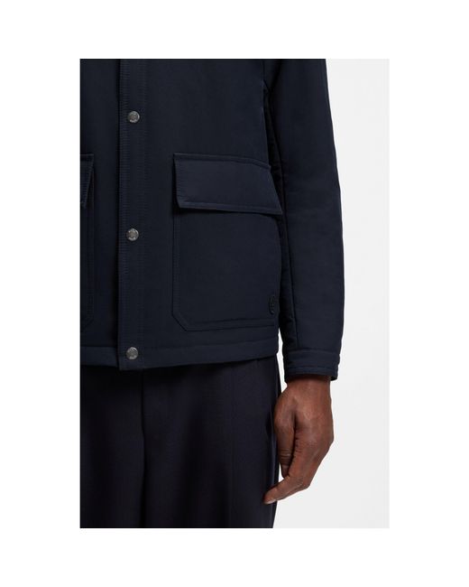 Boss Blue Relaxed-Fit Jacket for men