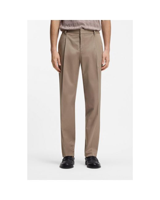 HUGO Natural Slim-Fit Trousers for men