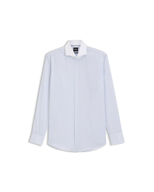 Boss Blue One Slim-Fit Shirt for men