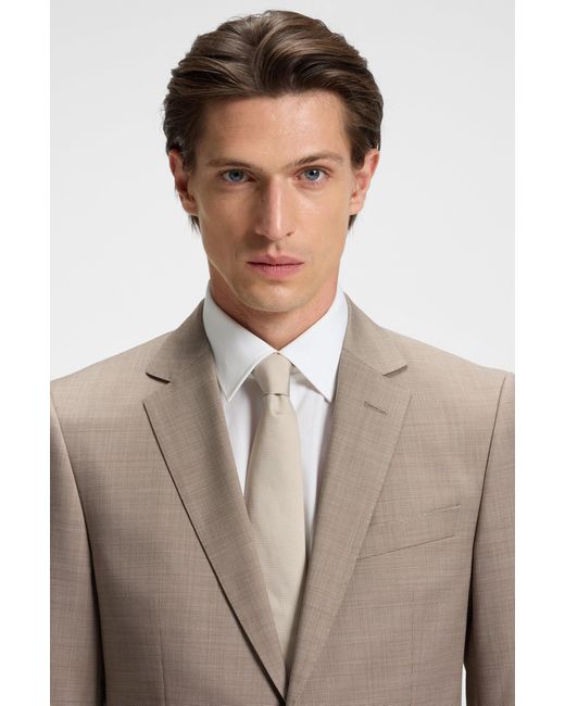 Boss White Light Beige Men's Business Suits Size 36r for men