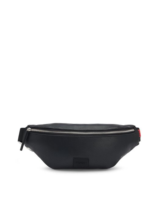 HUGO Gürteltasche Aus Perforiertem Kunstleder in Gray für Herren