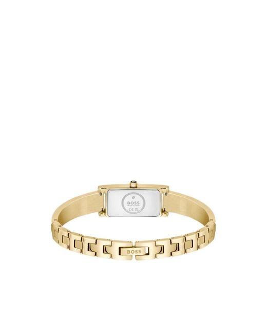Boss Metallic Lucy Allure-Tone Watch With Bangle