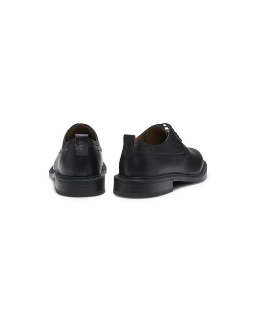 HUGO Black Derby Shoes for men