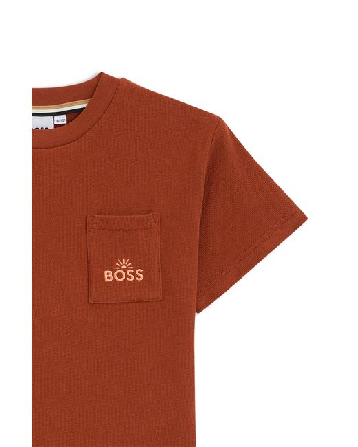 Boss Brown Dark Orange Men's Boys Size 102 for men