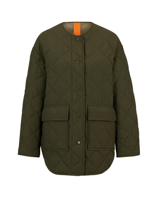 Boss Green Relaxed-fit Water-repellent Quilted Jacket