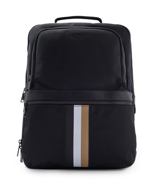 BOSS by HUGO BOSS Synthetic Recyclednylon Backpack With Signature