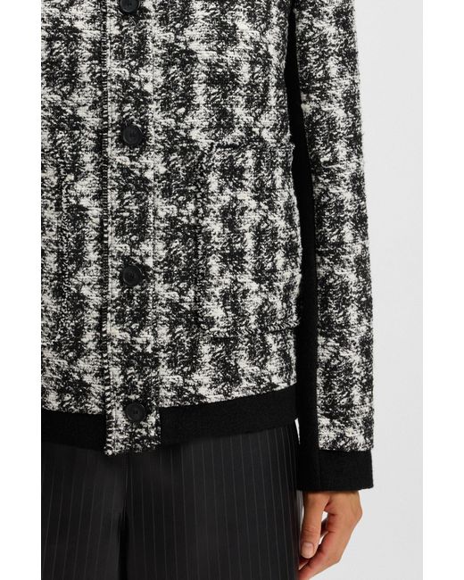 Boss Gray Patterned Women's Suits Size 4