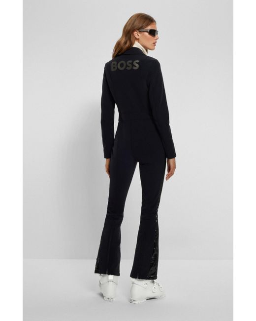Boss Black X Perfect Moment Branded Ski Suit With Stripes