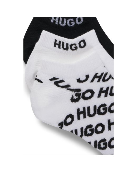 HUGO Black Three-Pack Of Ankle Socks