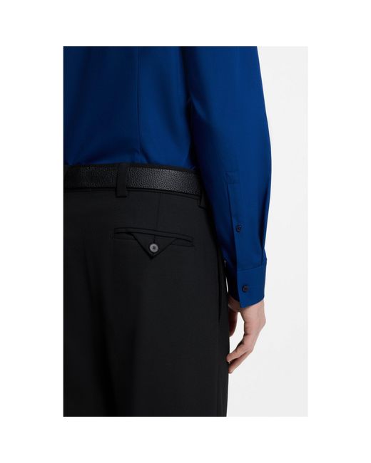 HUGO Blue Slim-Fit Shirt for men