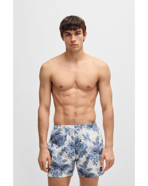 Boss Light Blue Men's Swim Shorts Size M for men