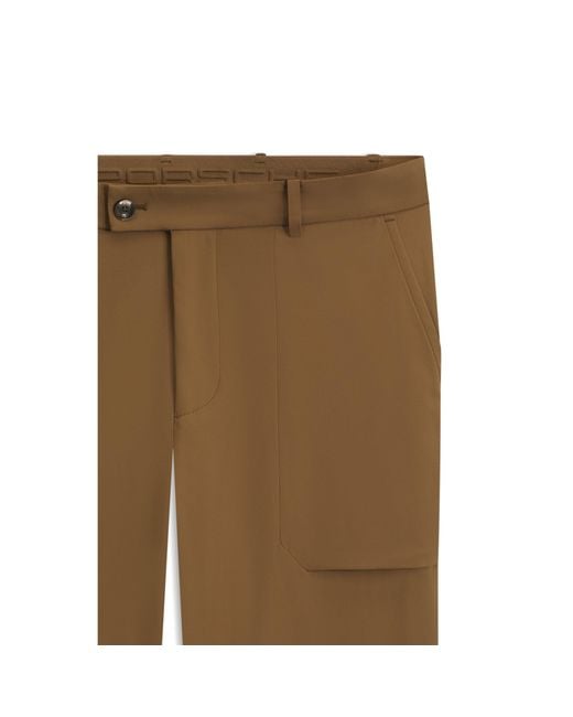 Boss Brown Porsche X Regular-Fit Trousers for men
