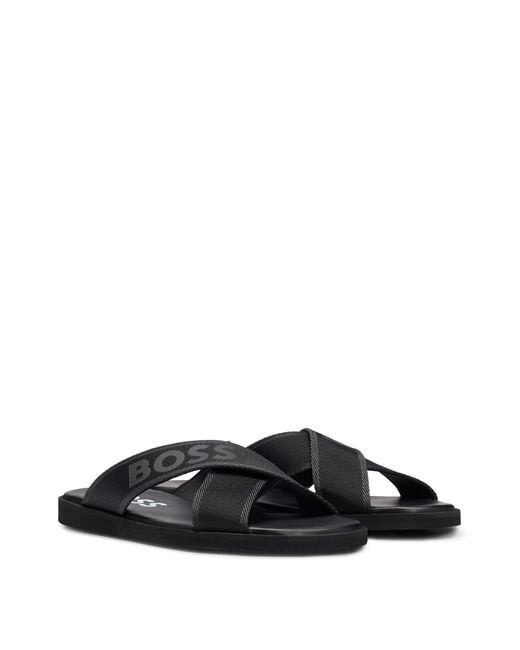 Black cross slides hot sale