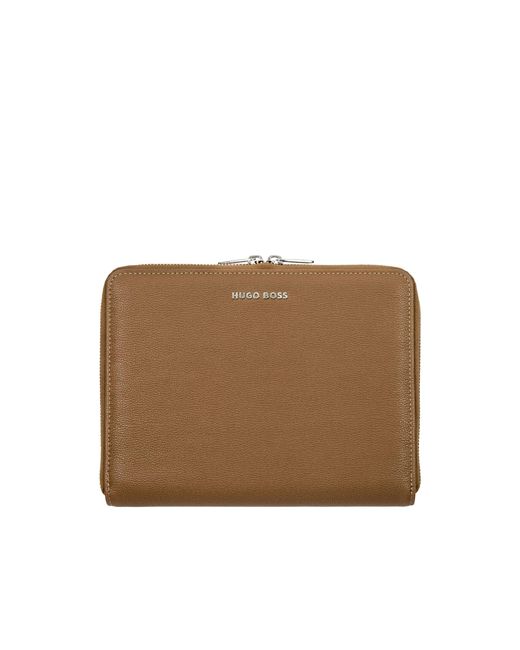 Boss Brown Camel A5 Conference Folder