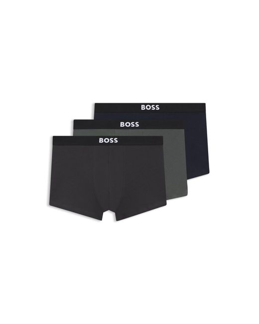 Boss Black Three-Pack Of Trunks for men