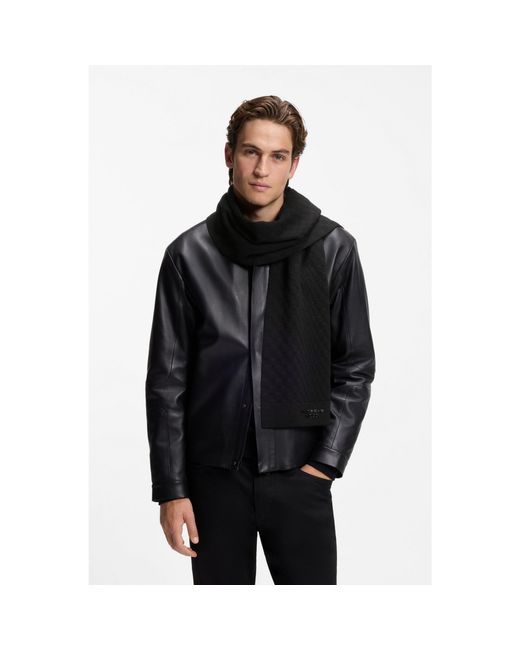 Boss Black Porsche X Scarf With Pasha Check for men