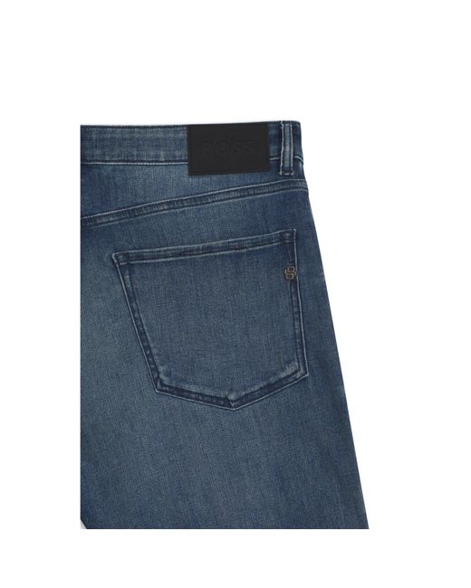 Boss Blue Regular-Fit Jeans for men