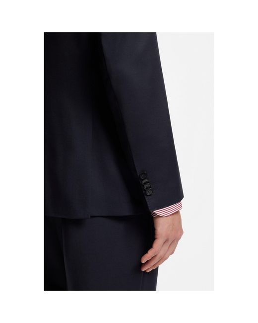 Boss Blue One Slim-Fit Suit Jacket for men
