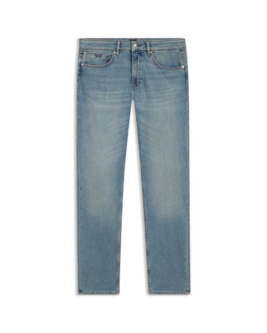 Boss Blue Delaware Slim-Fit Jeans for men