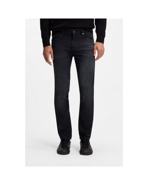 Boss Blue Delaware Slim-Fit Jeans for men