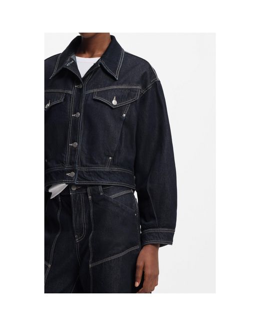Boss Blue Regular-Fit Trucker Jacket