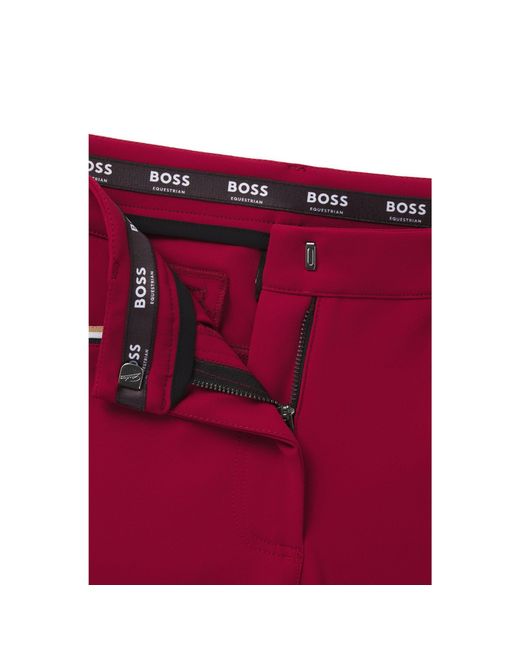 Boss Red Equestrian Slim-Fit Breeches With Full Grip