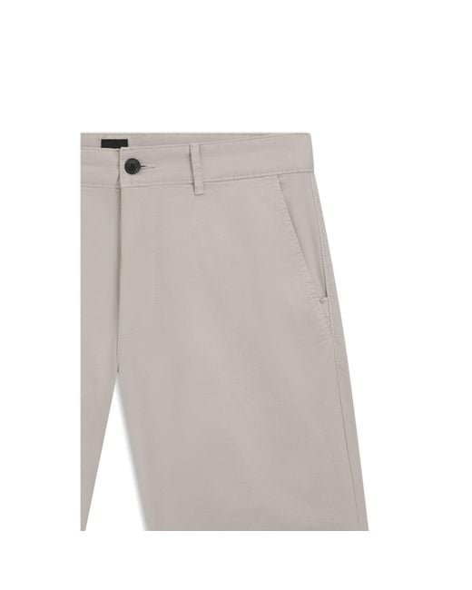 Boss Gray Slim-Fit Shorts for men